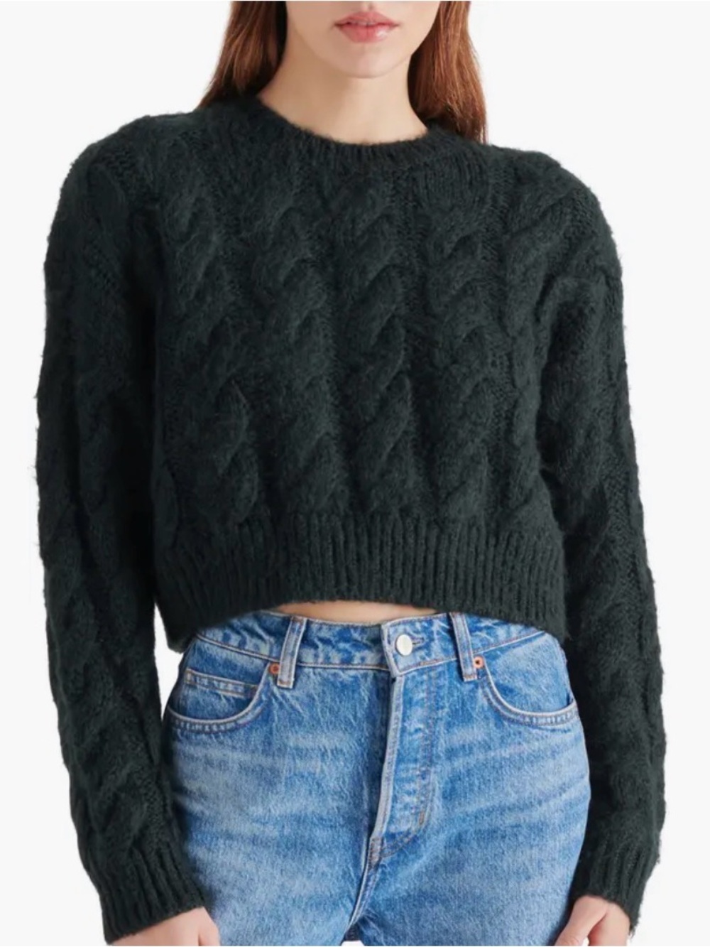 Steve Madden Ceronne Cable Stitch Sweater